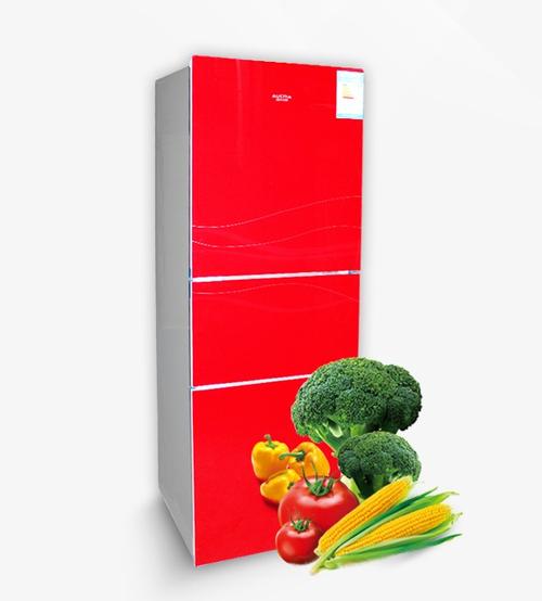红色水果冰箱